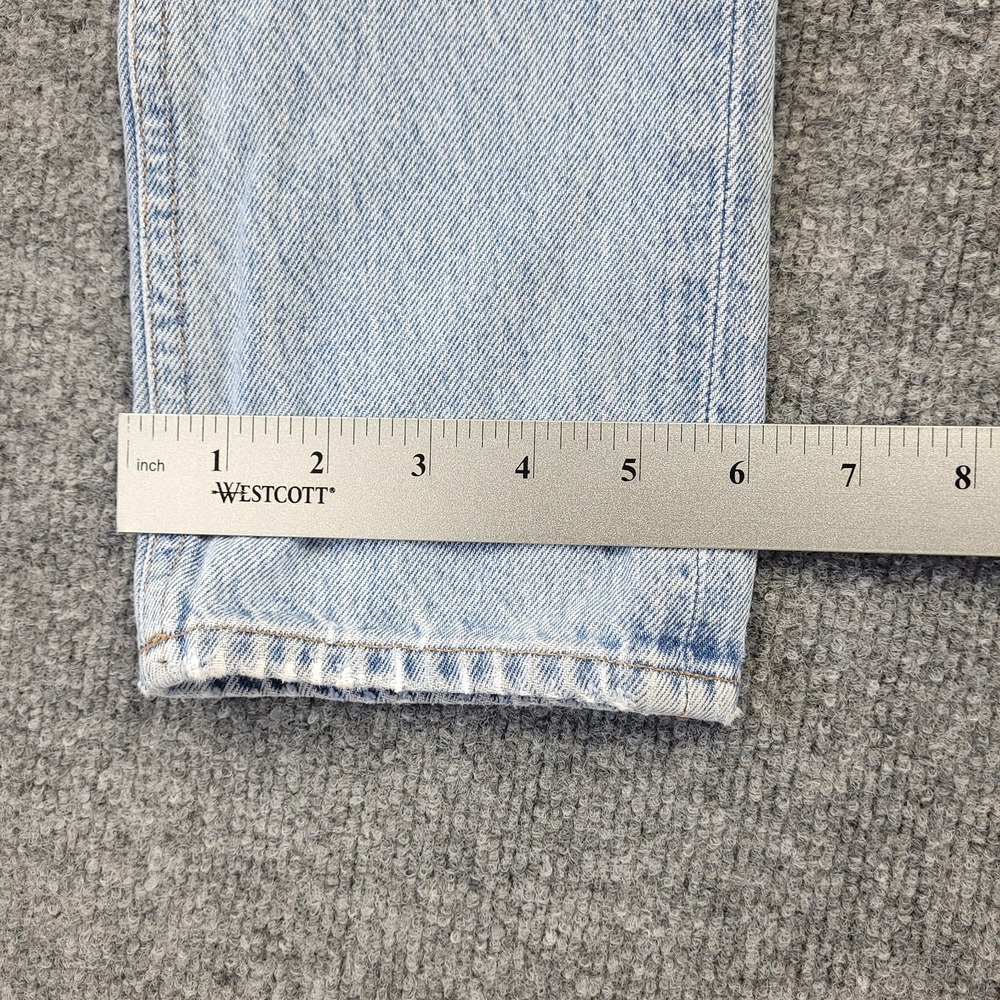 Agolde Riley High Rise Straight Crop Jeans Womens 24x25.5‎ Straight Cotton USA - Picture 10 of 11